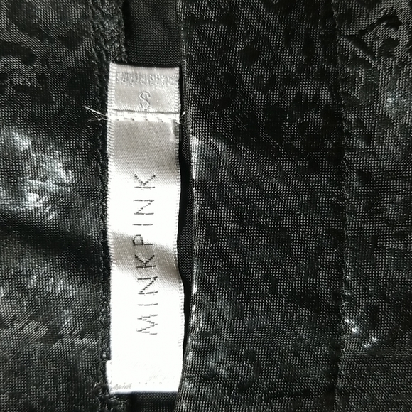 Minkpink Women's Top Size S Loose Fitting See Through Black - Picture 4 of 5